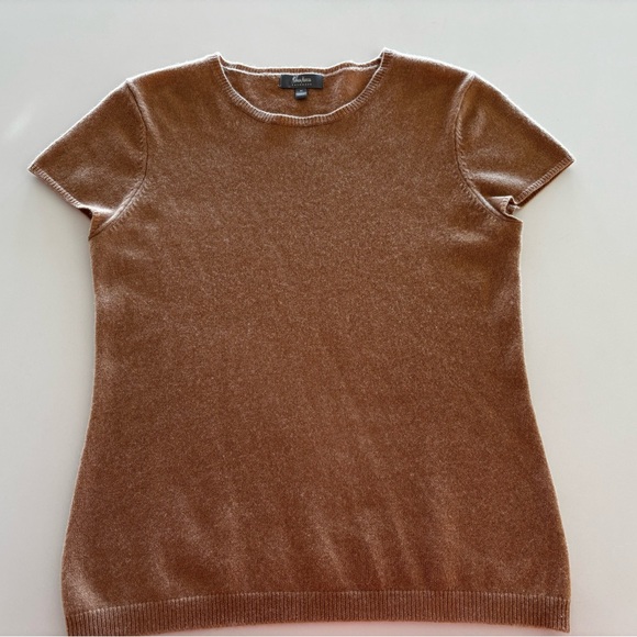 Women’s Neiman Marcus Cashmere Cap Sleeve Size Medium - Picture 2 of 14